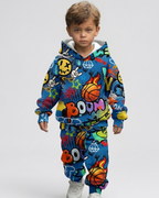 Conjunto niño deportivo 2 piezas sudadera con capucha y pantalón chándal en España