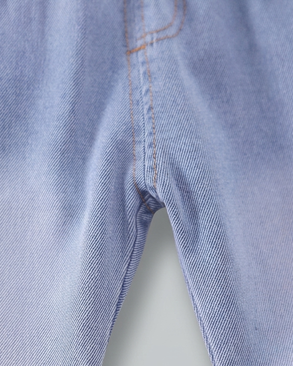 Conjunto niña 3 piezas invierno: camisa manga larga, chaleco de lana y pantalón vaquero en España