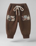 Conjunto ropa bebé invierno 2 piezas: chaqueta acolchada con capucha y pantalón elástico infantil con bolsillos panda en España