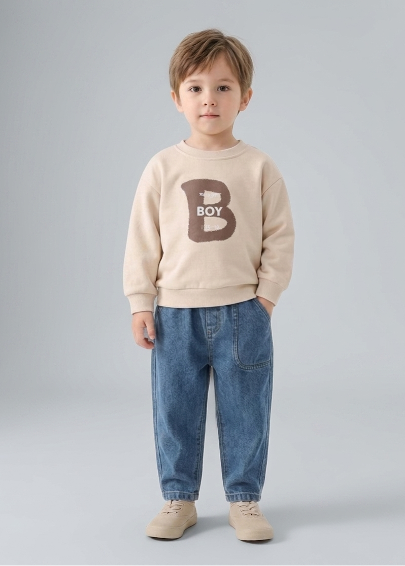 Conjunto niño otoño invierno ropa infantil algodón y vaquero en España