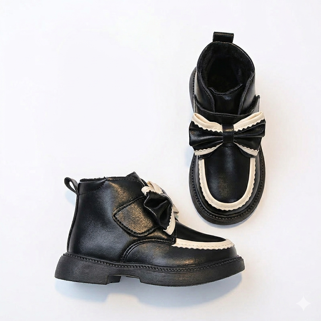Zapato de invierno elegante con un lazo lujoso en España
