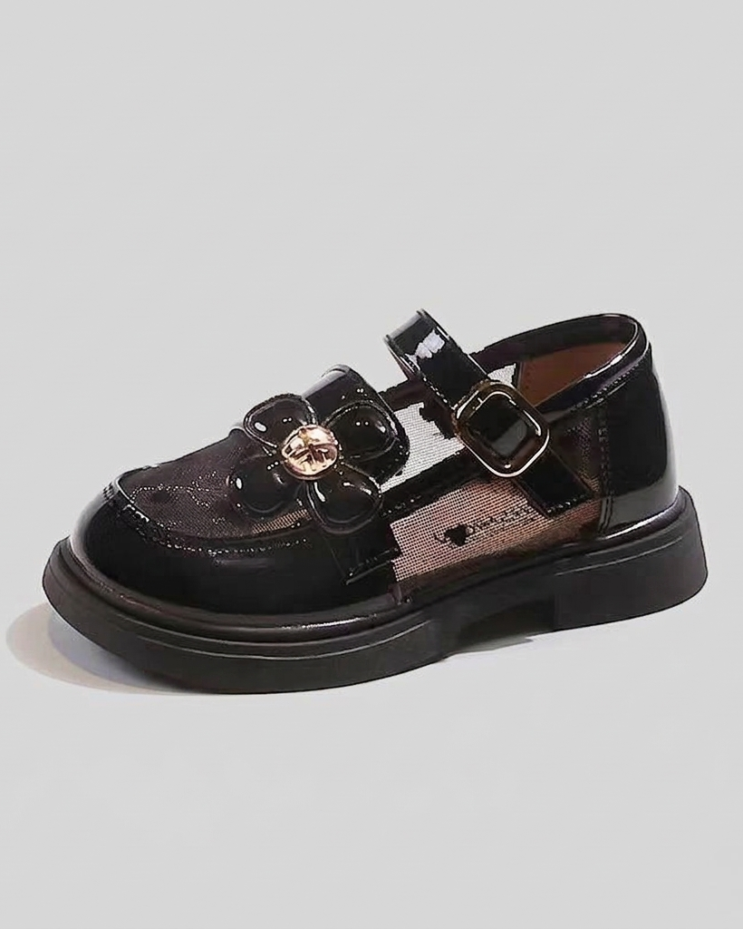 Zapato transparente decorativo con flor brillante de verano para niñas en España