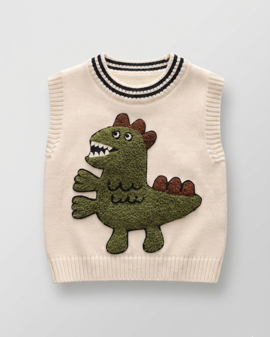 Conjunto niño 3 piezas ropa infantil con dinosaurio 3D (chaqueta, camiseta y pantalón) en España