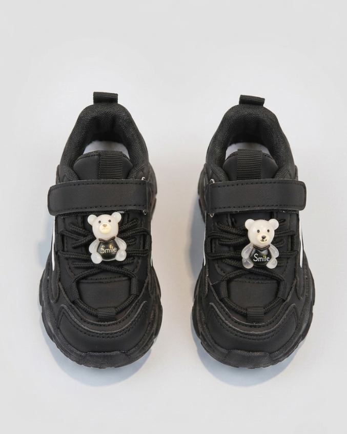 Zapato Negro Infantil Moda Urbana