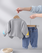 Conjunto bebé niño 3 piezas: chaqueta, camiseta y pantalón