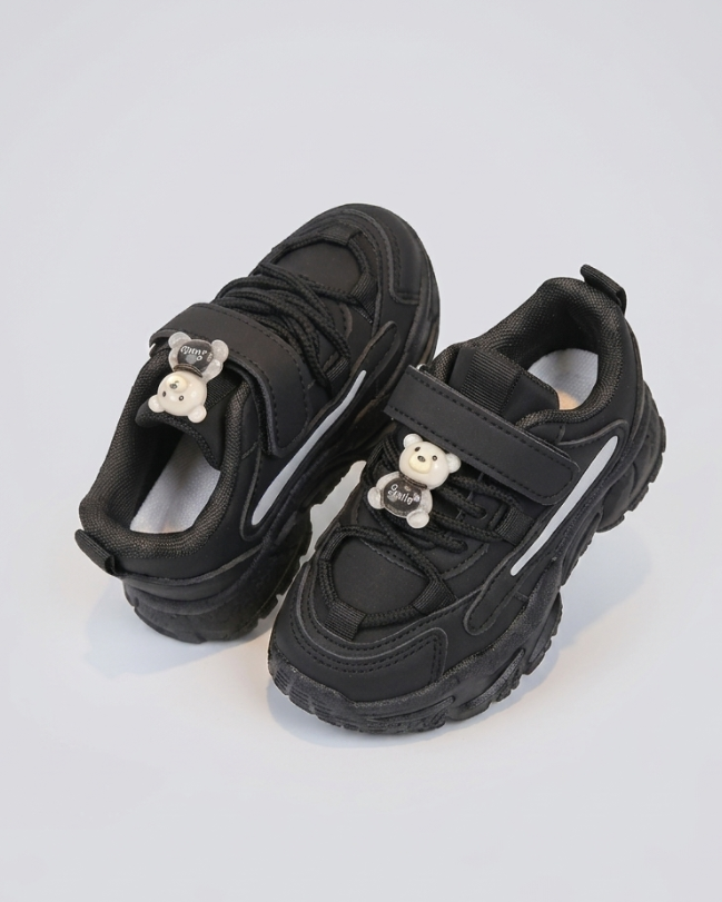 Zapato Negro Infantil Moda Urbana