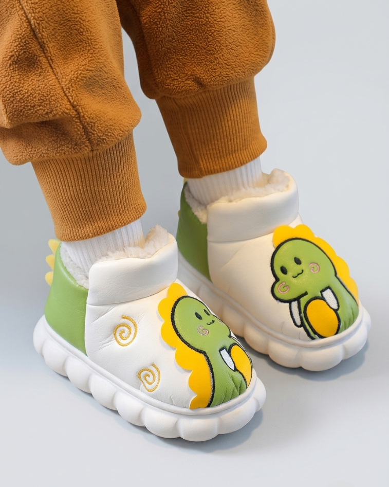 Botas Dinosaurio 3D Infantil Forro de Piel