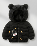Chaqueta niño invierno acolchado con capucha y cremallera – ropa niño invierno,Ideal para clima otoñal en España