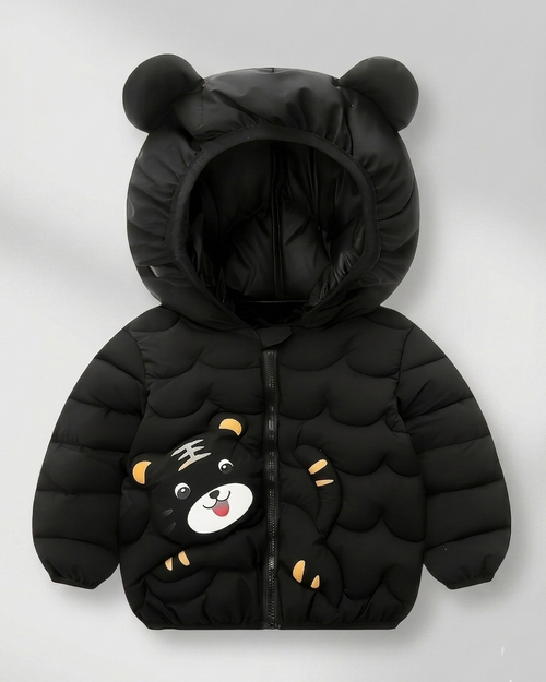 Chaqueta Acolchada Niño con Capucha ,Abrigo Infantil Invierno