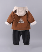 Conjunto Bebé Invierno 3 Piezas  Chaqueta y Vaquero