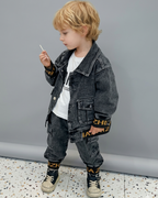 Conjunto infantil denim 3 piezas (chaqueta vaquera, camiseta interior y pantalón vaquero)  ropa infantil niño  en España