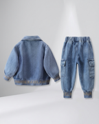 Conjunto infantil denim 3 piezas (chaqueta vaquera, camiseta interior y pantalón vaquero)  ropa infantil niño  en España