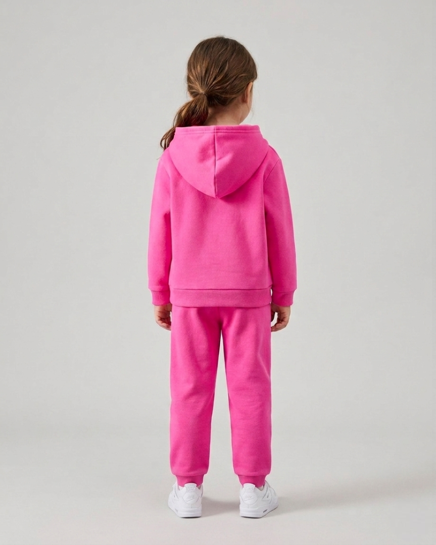 Conjunto niña 2 piezas sudadera con capucha y pantalón deportivo a juego para ropa niña en España