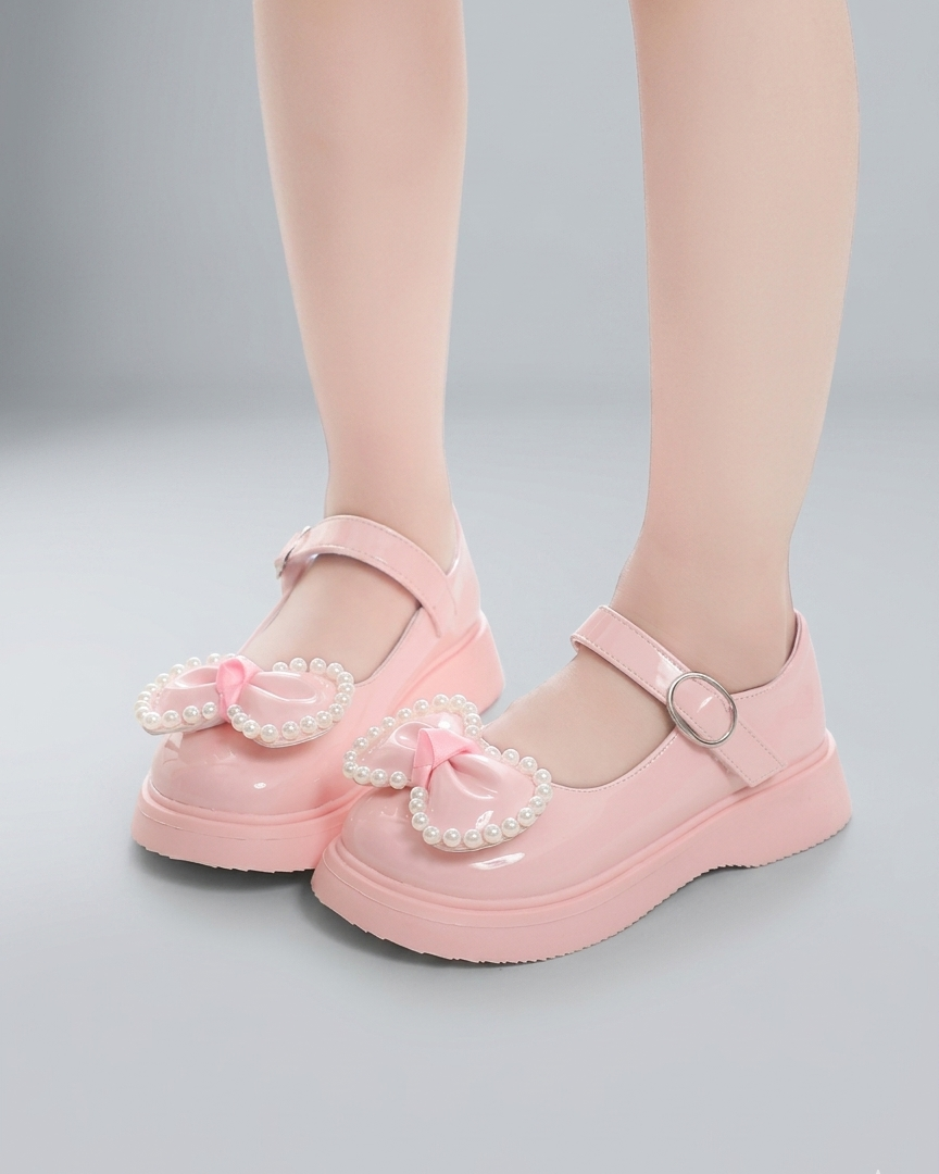 Zapato Niña Perlas Elegante