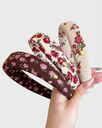 Diademas para niñas con estampados florales elegantes