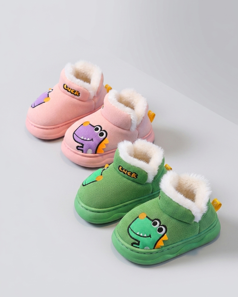 Bota de invierno acolchada con diseño de dinosaurio en España