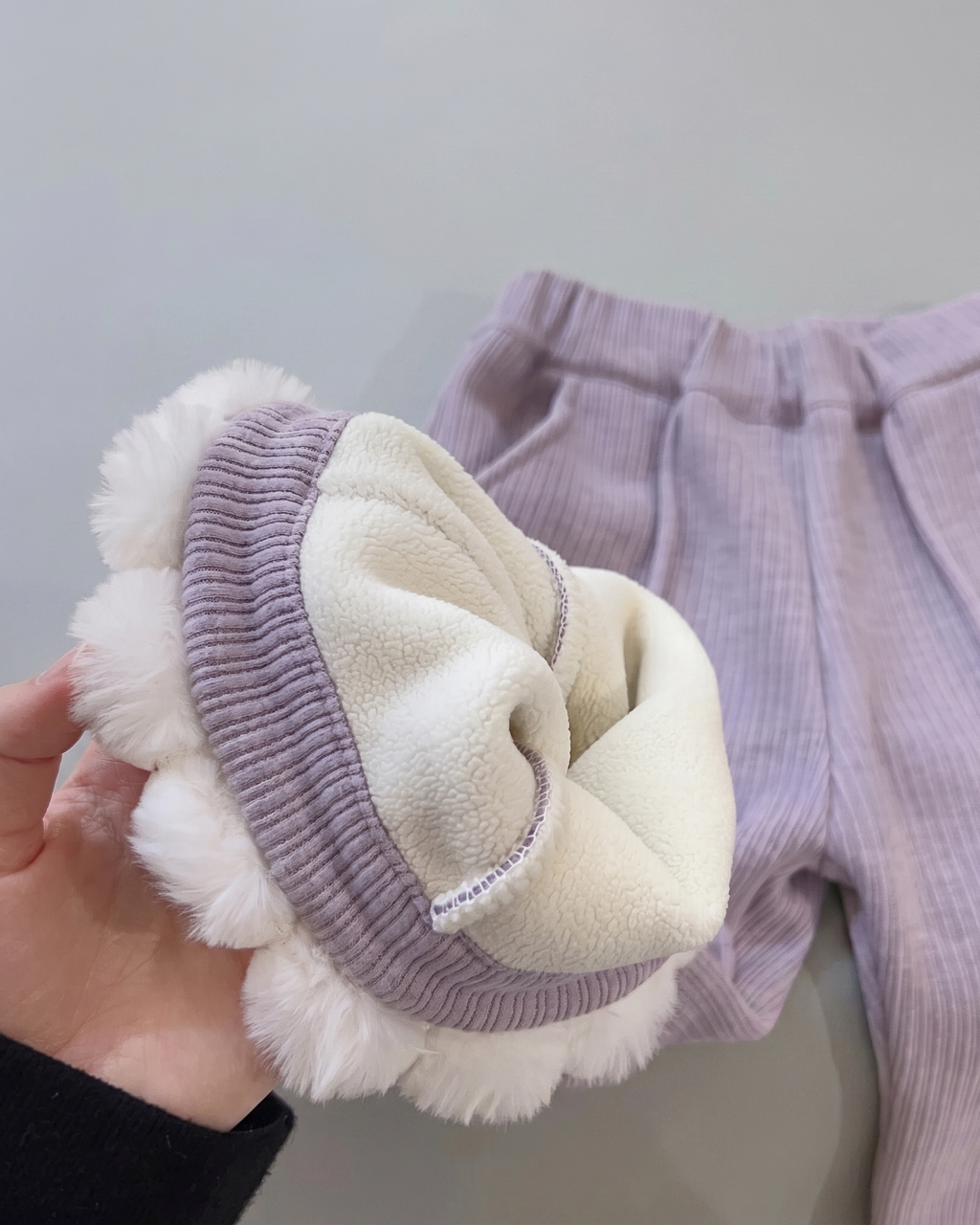 Conjunto Niña Invierno 2 Piezas Corazón Bordado