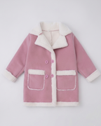 abrigo niña invierno rosa elegante Rosie Elegance – abrigo clásico con forro de piel sintética en España
