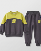 Conjunto niño 2 piezas sudadera y pantalón deportivo chándal infantil cómodo talla 1-8 en España