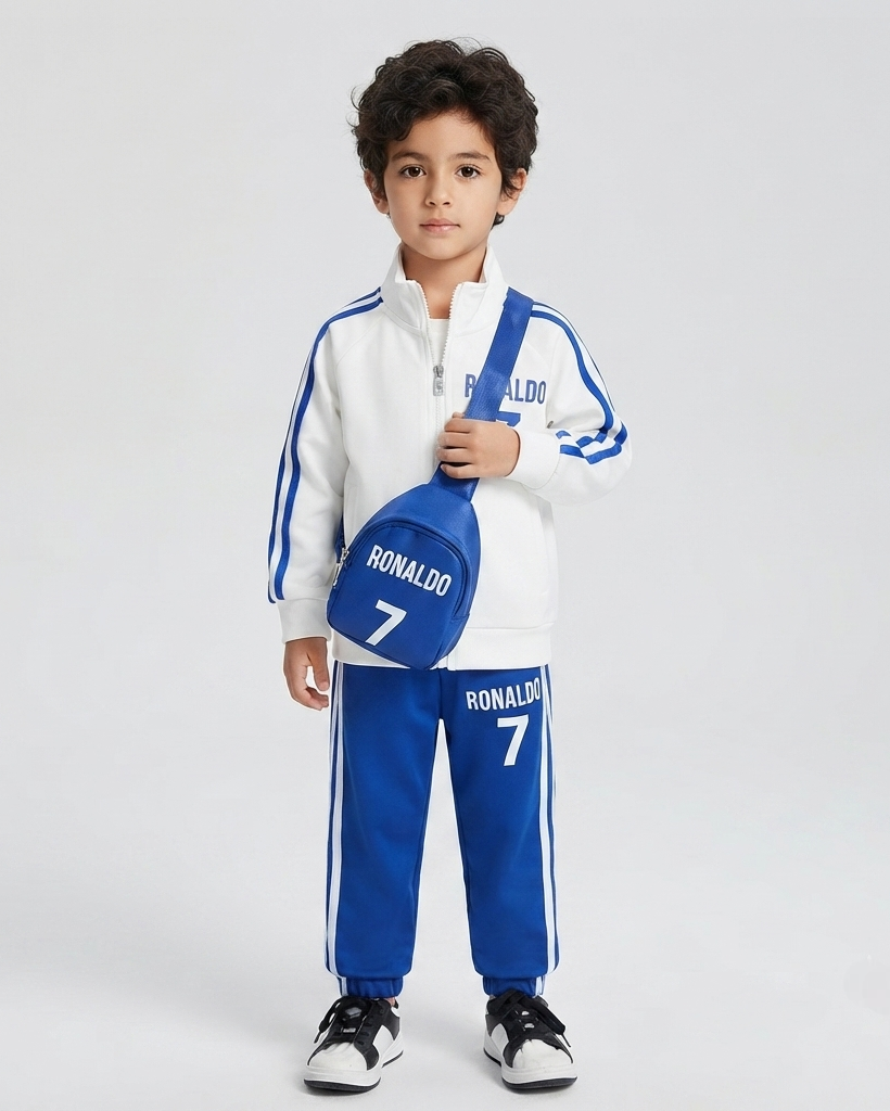 Chándal RONALDO 3 Piezas  Conjunto Deportivo