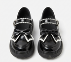 Zapato elegante para niña con diseño de lazo atractivo en España