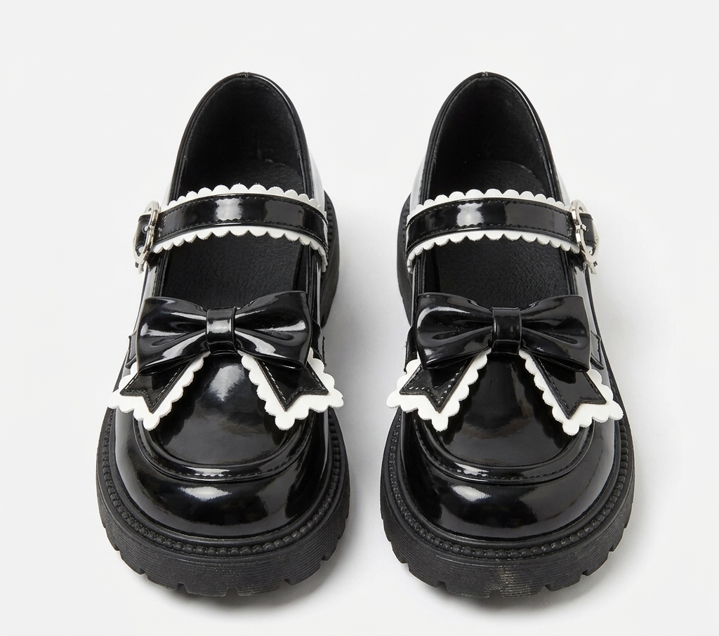 Zapato elegante para niña con diseño de lazo atractivo en España