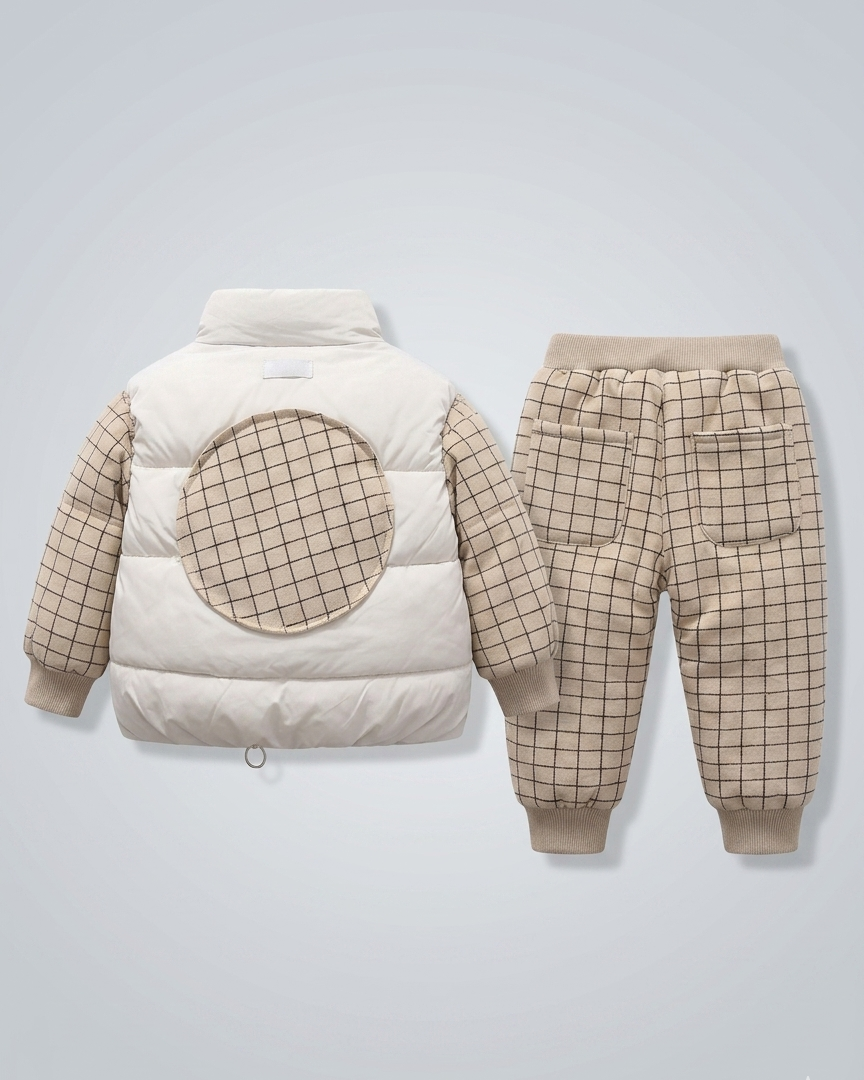 Conjunto bebé invierno 3 piezas niño (chaqueta acolchada, suéter y pantalón) en España