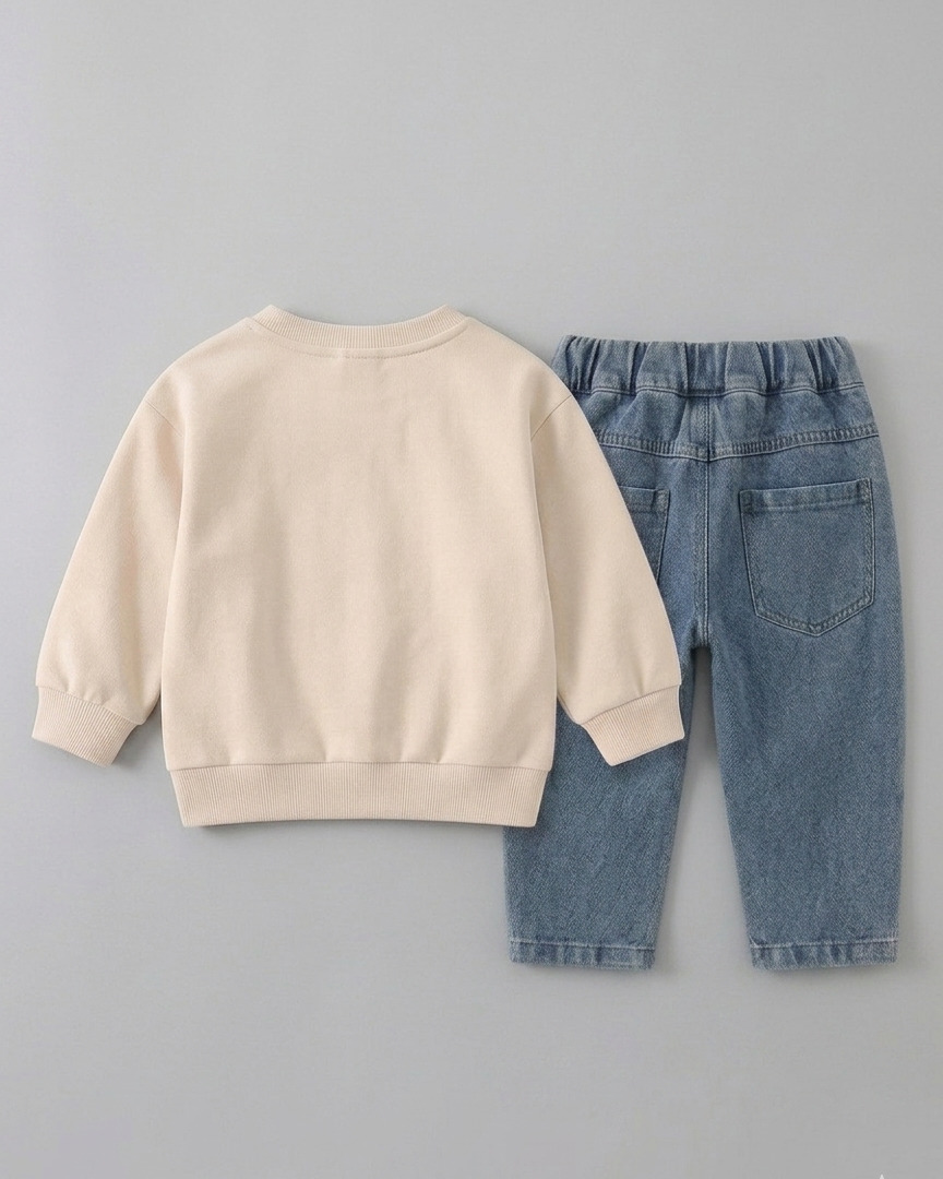 Conjunto niño otoño invierno ropa infantil algodón y vaquero en España
