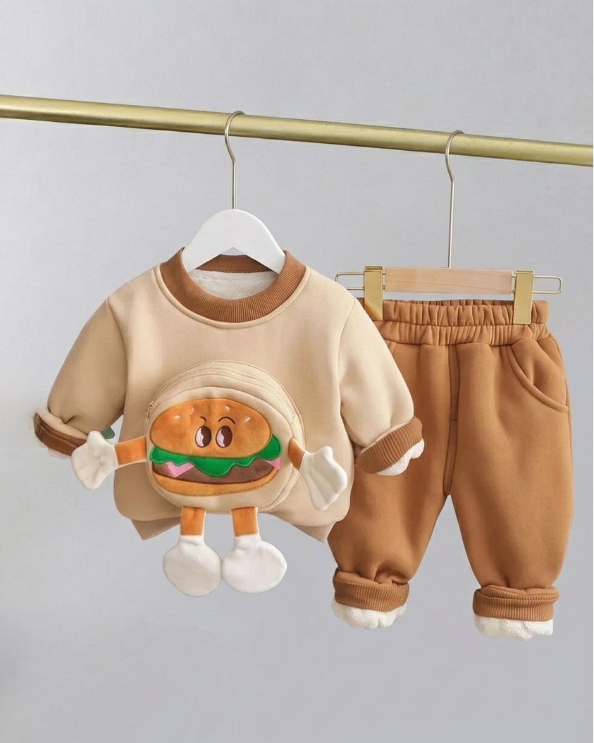 Conjunto bebé invierno suéter y pantalón grueso algodón, Ideal para primavera en España
