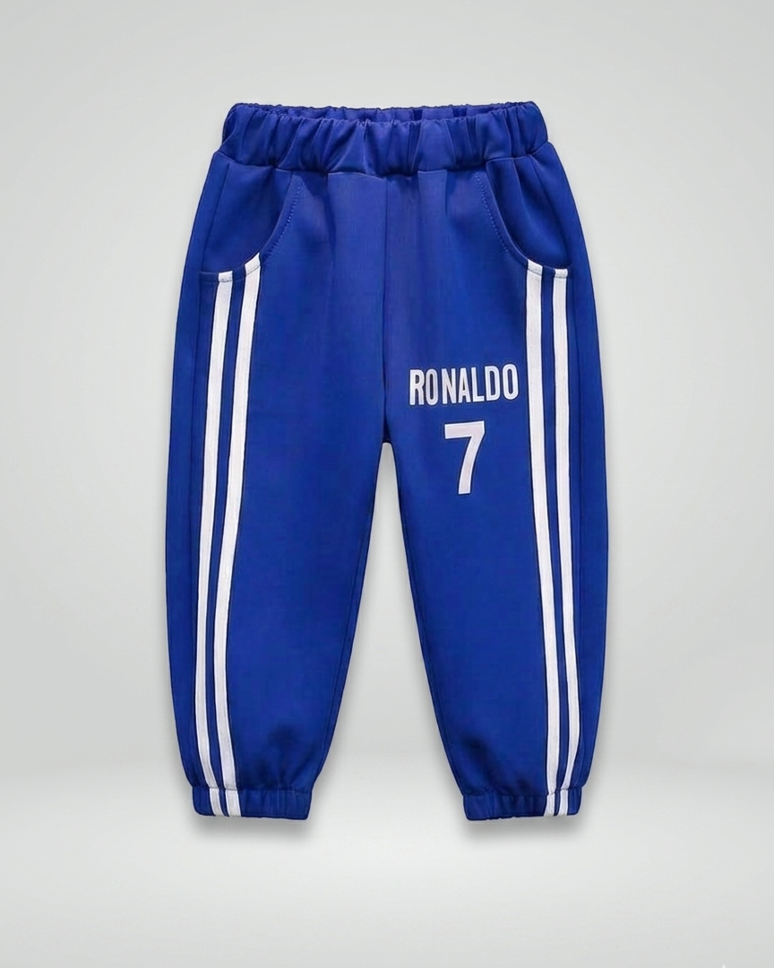 Chándal niño fútbol Ronaldo 3 piezas . conjunto deportivo infantil chaqueta, pantalón y bandolera en España
