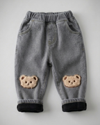 Conjunto Niño 2 Piezas Sudadera Oso 3D y Vaquero