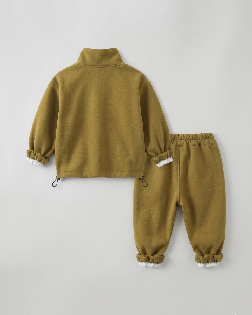 Conjunto niño invierno 2 piezas , chándal infantil con chaqueta con cremallera y pantalón deportivo con bolsillo de perrito, Ideal para primavera  en España