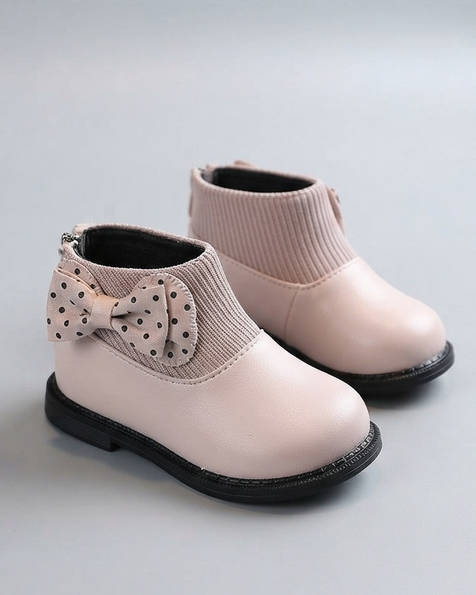Zapato Niña Lazo Lunares Elegante
