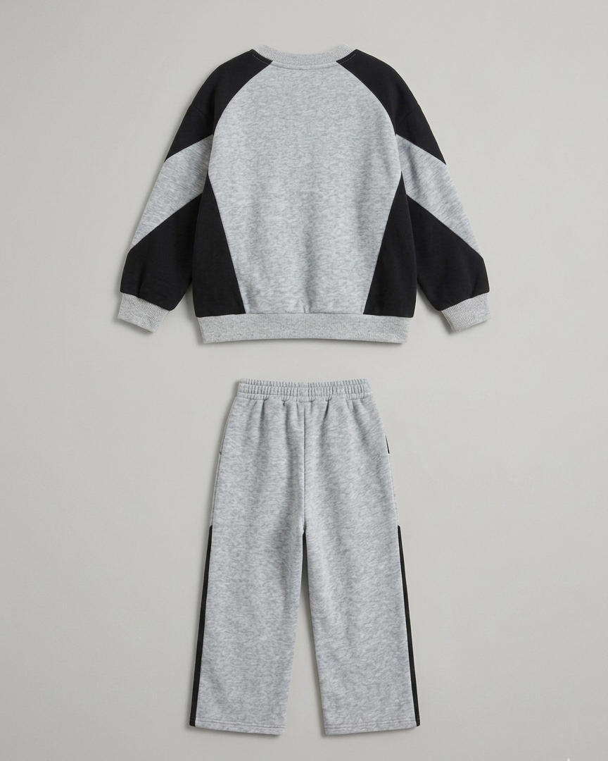Conjunto niña deportivo 2 piezas: sudadera y pantalón estilo urbano streetwear | ropa niño cómoda en España