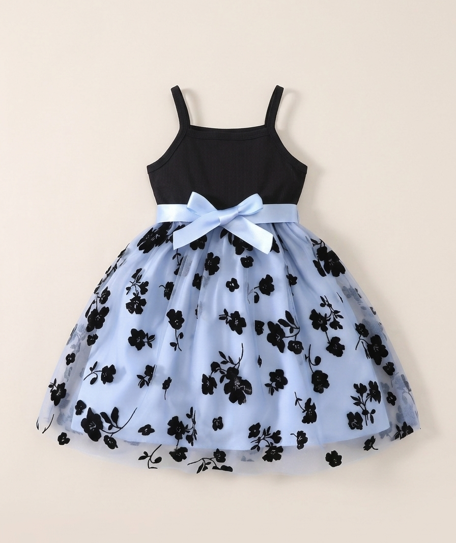 Vestido Elegante con Flores