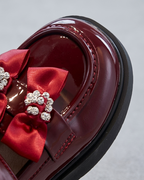 Zapato Niña Brillante Lazo Elegante