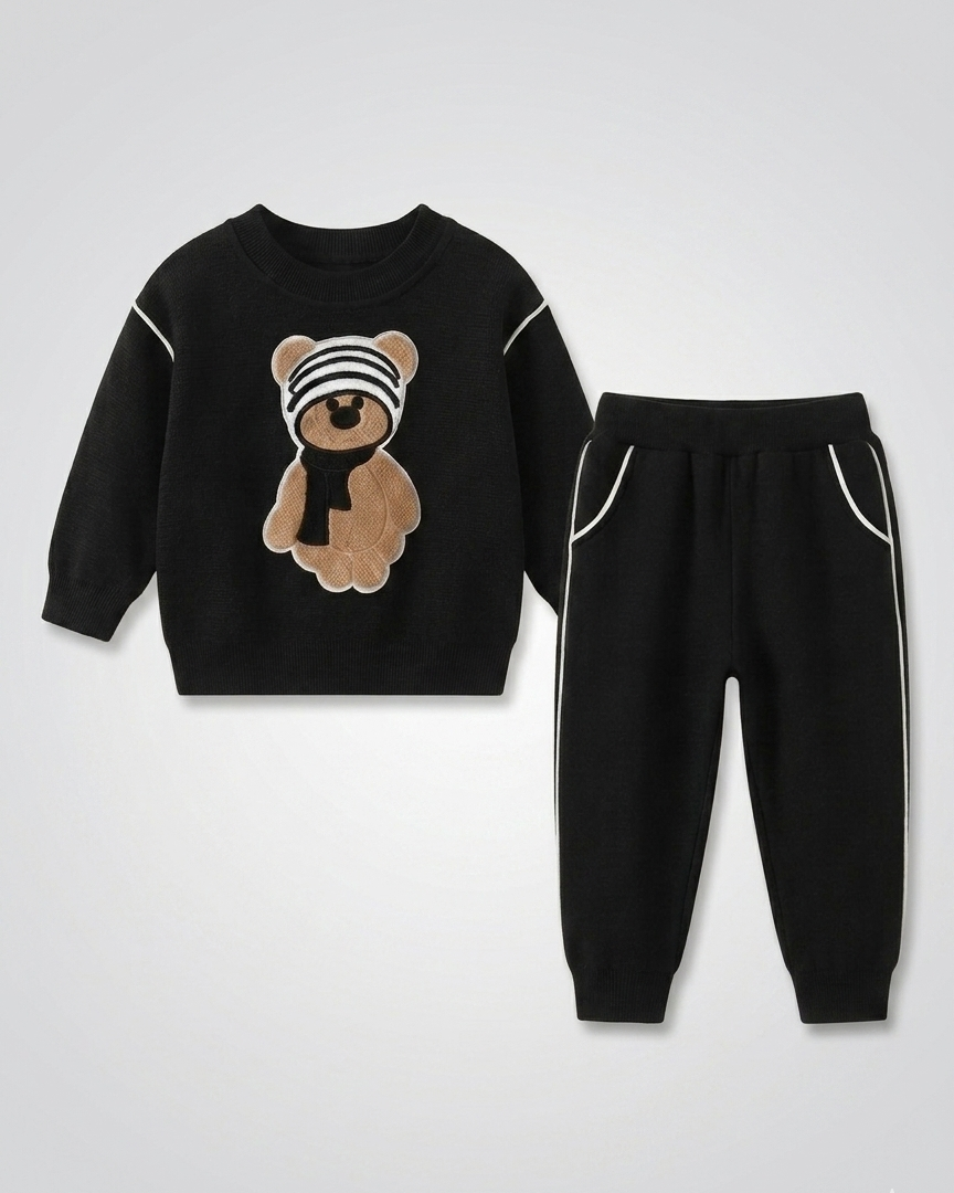 Conjunto bebé 2 piezas con estampado de osito ropa bebé invierno niño y niña en España