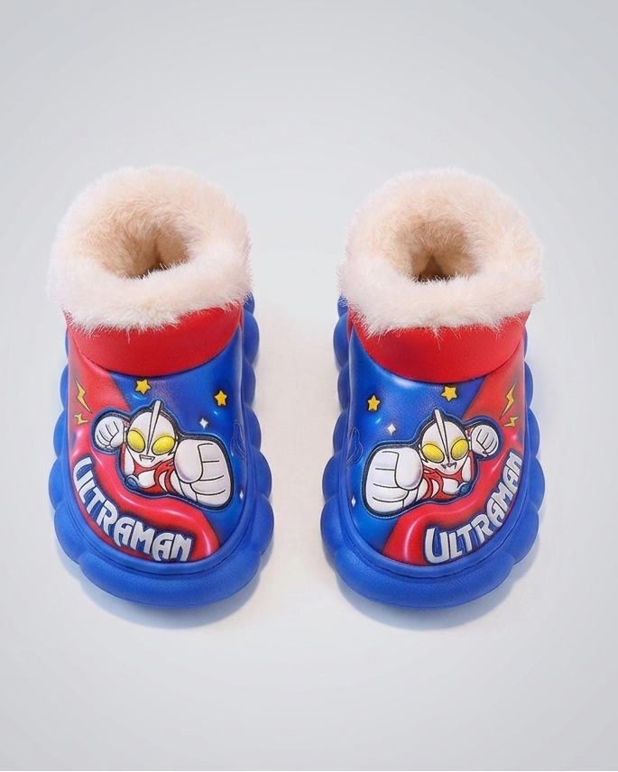 Bota de invierno “Ultraman” acolchada y cálida con diseño de dibujos animados en España