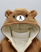 Chaqueta bebé invierno y ropa bebé invierno chaqueta niña invierno acolchada con capucha de osito , en España