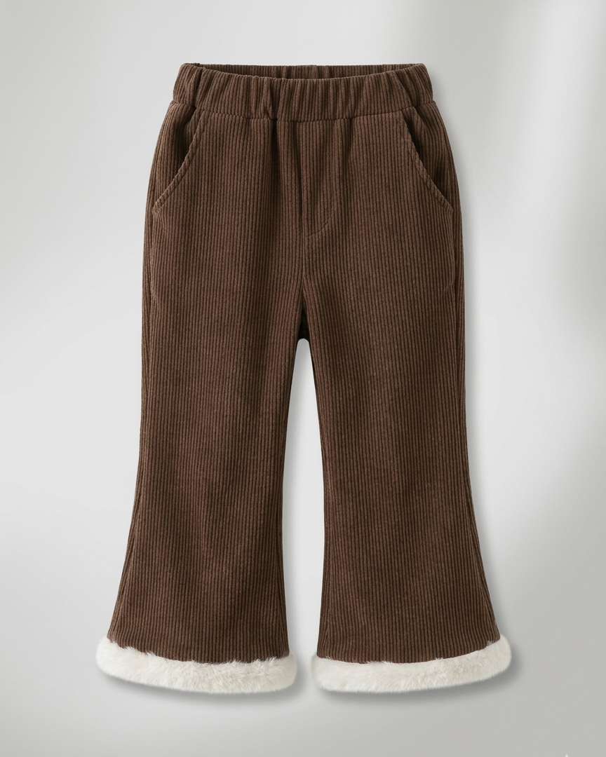 Conjunto niña invierno 3 piezas elegante con chaqueta y chaleco de piel sintética Ideal para clima otoñal en España