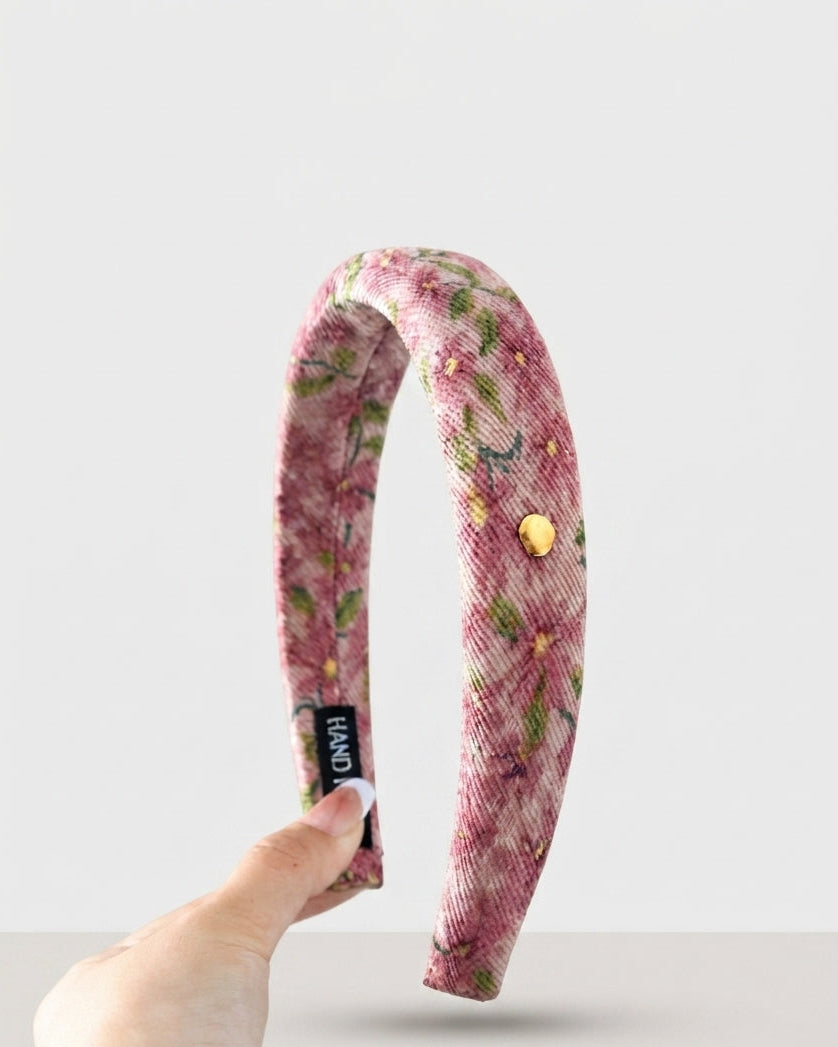 Diademas para niñas con estampados florales elegantes