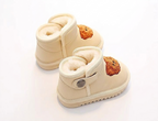 Bota de invierno con diseño adorable decorada con cara de osito en España