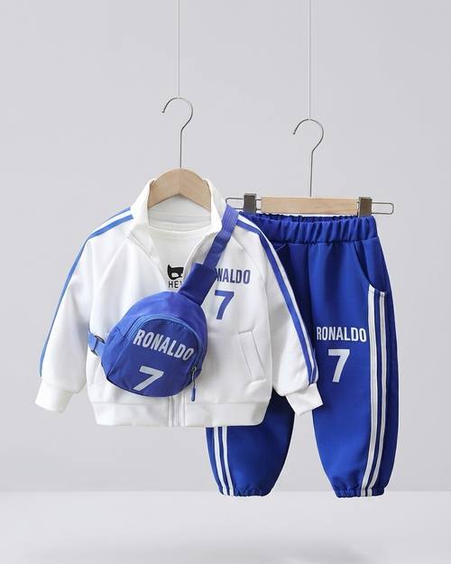 Chándal Niño Fútbol Ronaldo 3 Piezas  Conjunto Deportivo