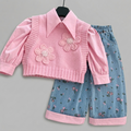 Conjunto niña elegante 3 piezas outfit niña