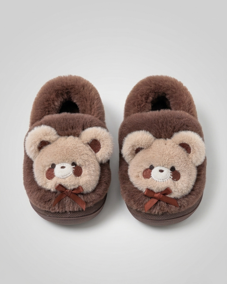 Pantufla de invierno cálida con diseño de dibujos animados en España