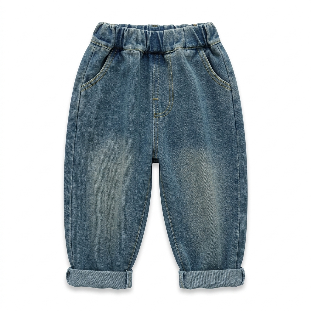 Conjunto bebé niño 3 piezas camisa de cuadros, camiseta interior y pantalón vaquero en España
