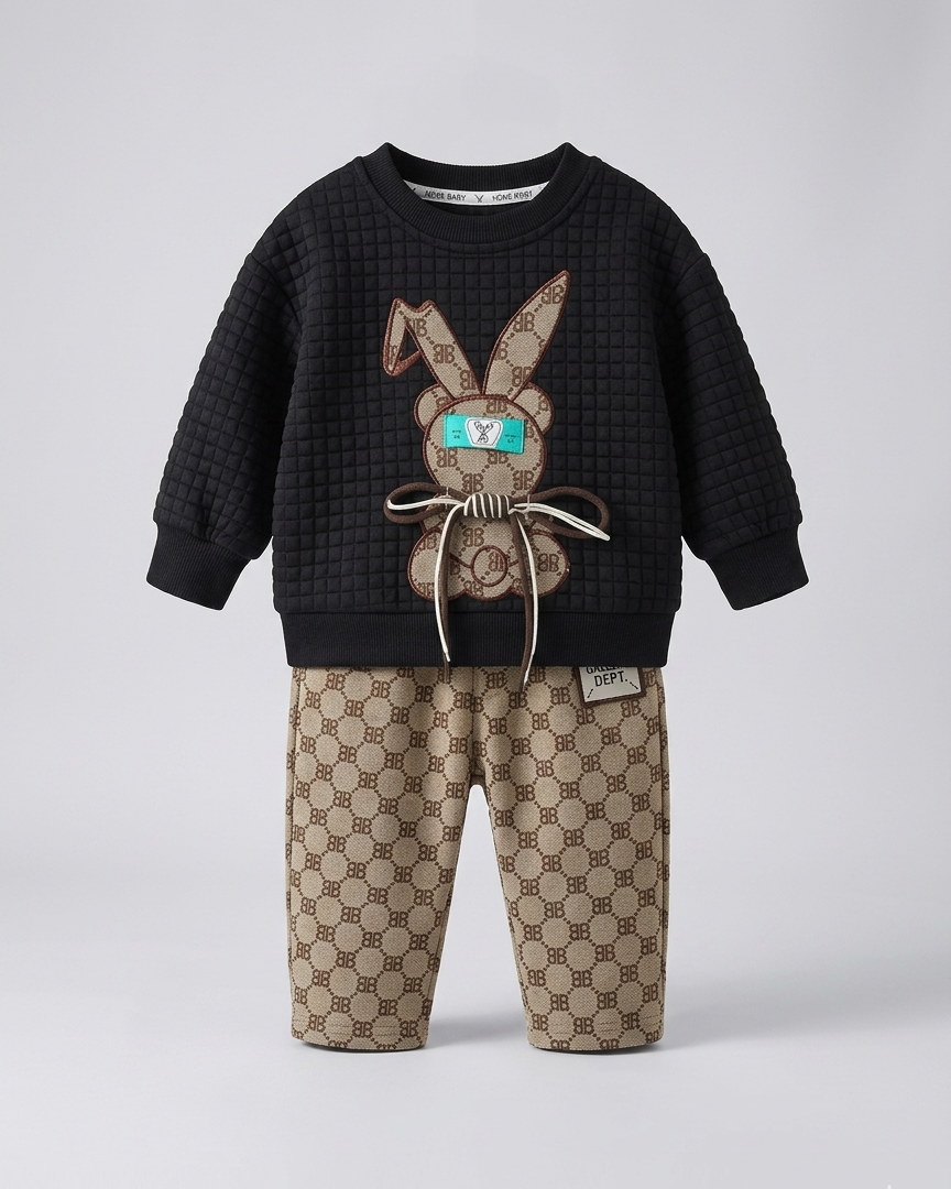 Conjunto bebé niño 2 piezas sudadera y pantalón algodón invierno en España