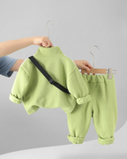 Conjunto ropa bebé invierno 2 piezas: chaqueta y pantalón con bolso pequeño tipo peluche  conjunto niño invierno en España