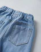 Conjunto niña 3 piezas invierno: camisa manga larga, chaleco de lana y pantalón vaquero en España
