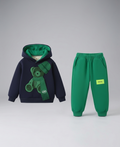 Conjunto Niño Osito 3D Invierno Sudadera y Pantalón